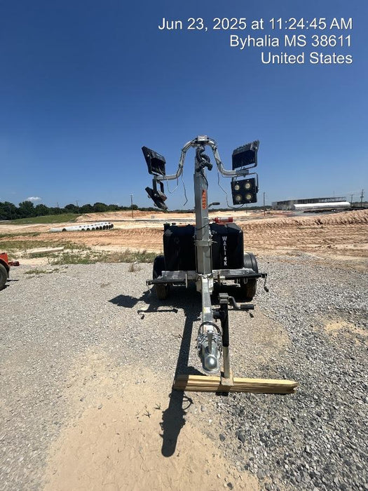 2025 Wanco WLTT-4MM4K Diesel, Mitsubishi L2E, 9.0HP @1800 rpm, Deep Sea Controller, Shore Power Plug, Auto Start, (4) 350W LED Floodlights, 4kW Generator, 60 Gal Fuel Tank, 2" Ball, T3