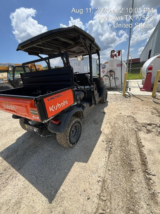 2021 Kubota RTV-X1140W-H Plastic Canopy, Windshield Acrylic Clear, LED Strobe Light, Wire Harness Kit, Back up Alarm