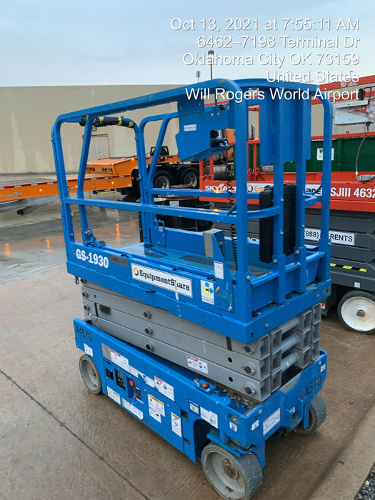 2019 Genie GS-1930 Fixed rails with chain Entry