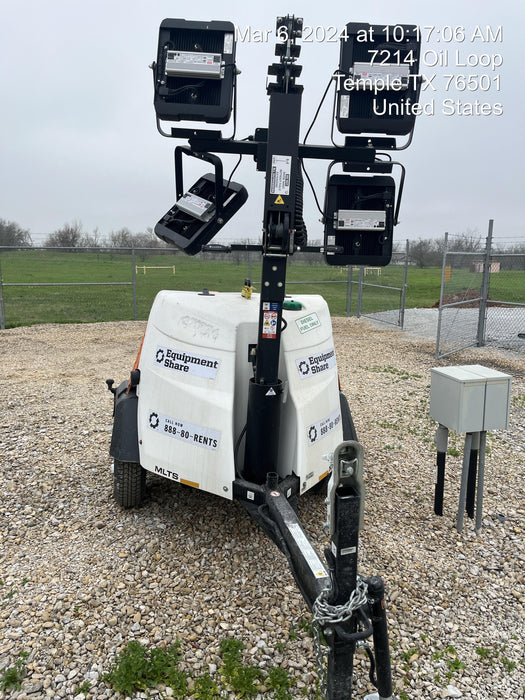 2023 Generac MLT2 Diesel, Flex Switch 120V Input, Powerzone Controller, 
(4) 320W LED Lights, 4kW Generator, 39.9 Gal Fuel Tank, 2" Ball, T3