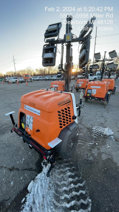 2023 Generac MLT2 Diesel, Flex Switch 120V Input, Powerzone Controller, (4) 320W LED Lights, 4kW Generator, 39.9 Gal Fuel Tank, 2" Ball, T3