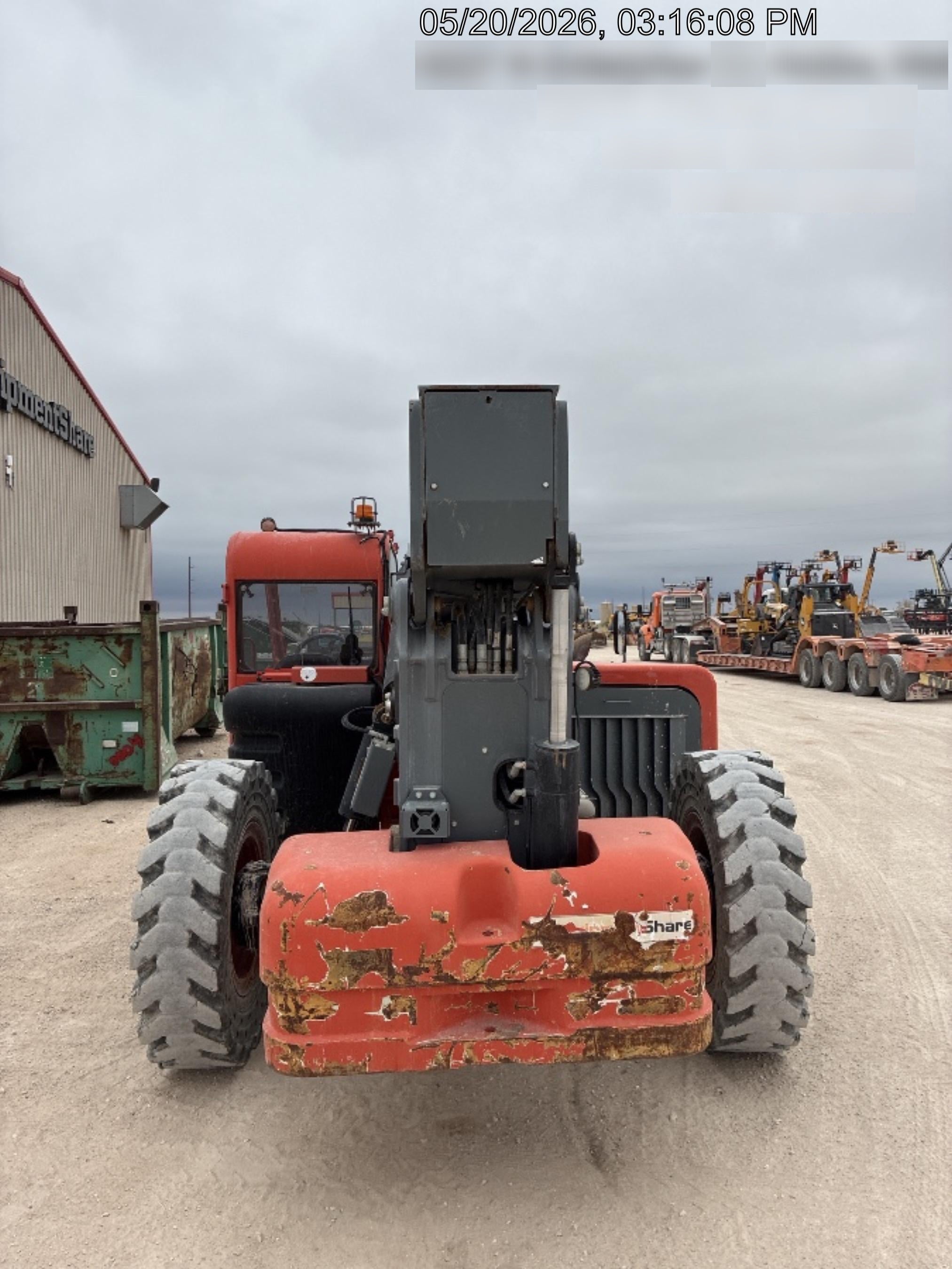 2018 Skyjack SJ1056 TH Skyjack 1056 TH Telehandler w/Open ROPS, Work Lights/Beacon, Solid Tires, 60" Carriage and Forks