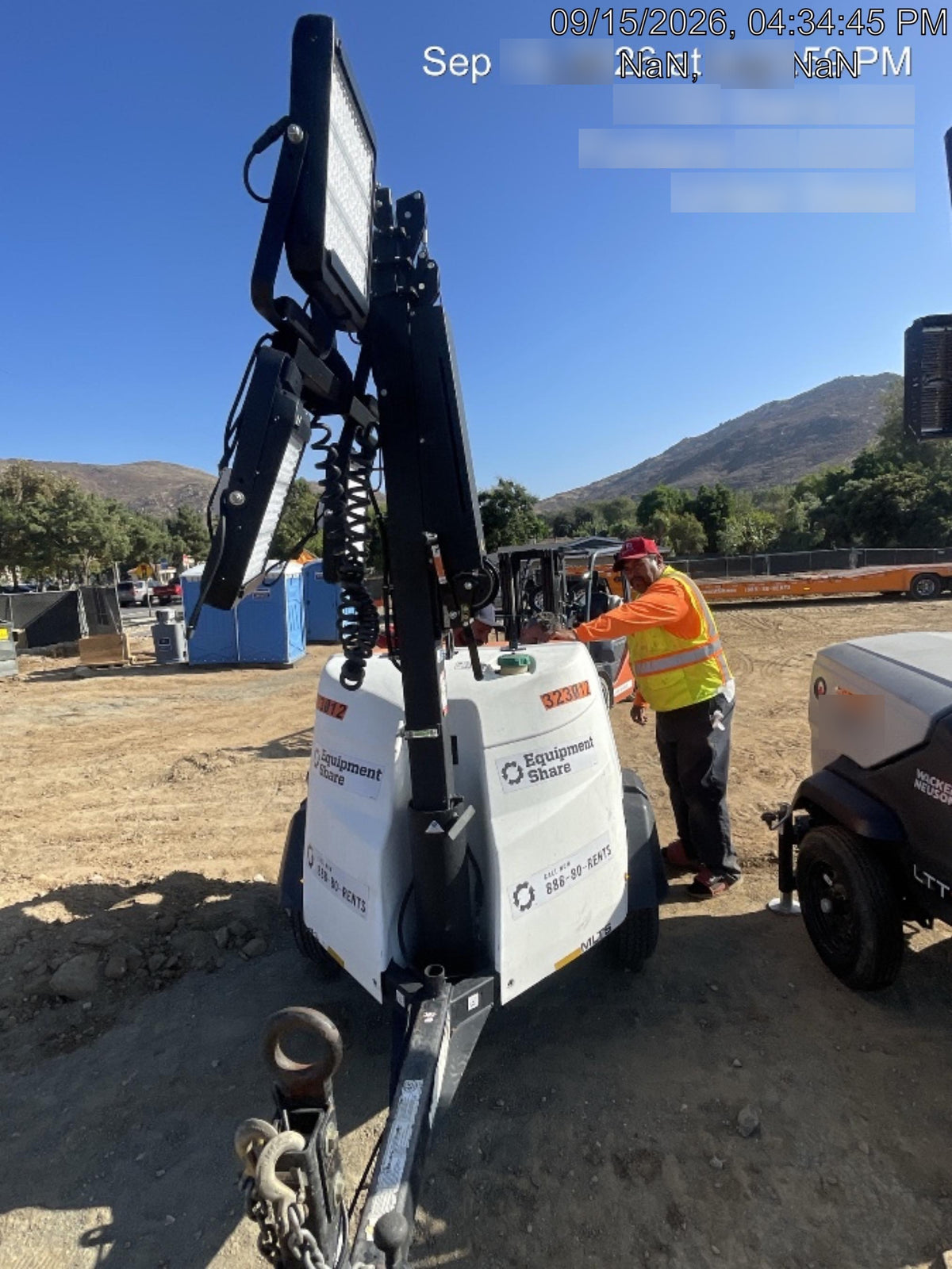 2023 Generac MLT2 Diesel, Flex Switch 120V Input, Powerzone Controller, (4) 320W LED Lights, 4kW Generator, 39.9 Gal Fuel Tank, 2" Ball, T3