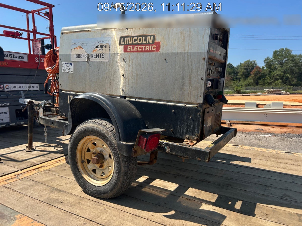2018 Lincoln Electric Vantage 322 Lincoln Vantage 322 Welder Ready Pak 3 - Vantage 322, Trailer, Fender and light kit, Cable rack
