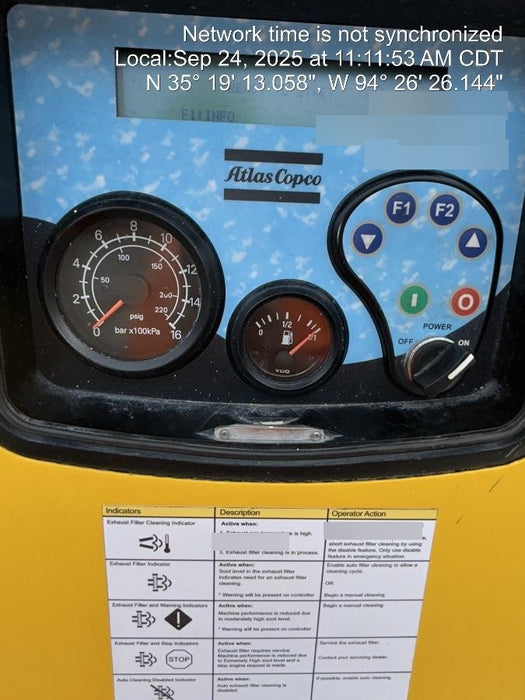 2022 ATLAS COPCO 1600CD6 Tier 3 Reman