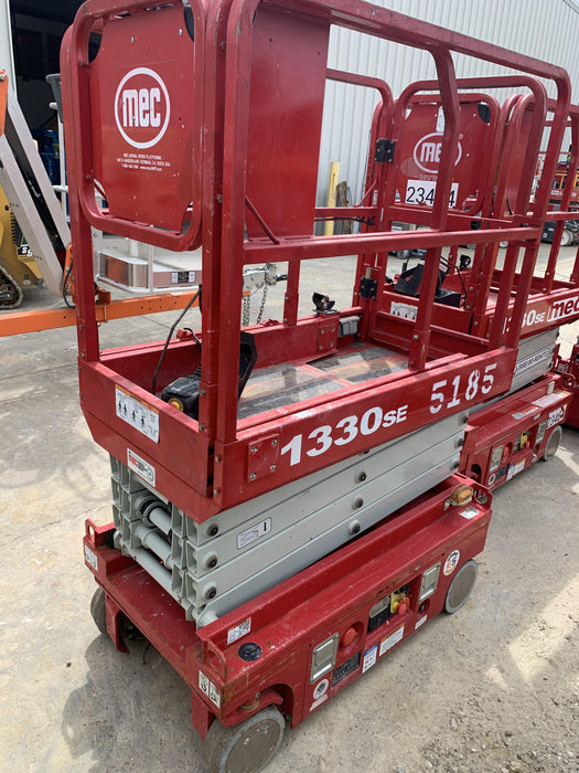 2017 MEC 1330SE 13' Scissor Lift w/2 Year Extended Full Warranty
