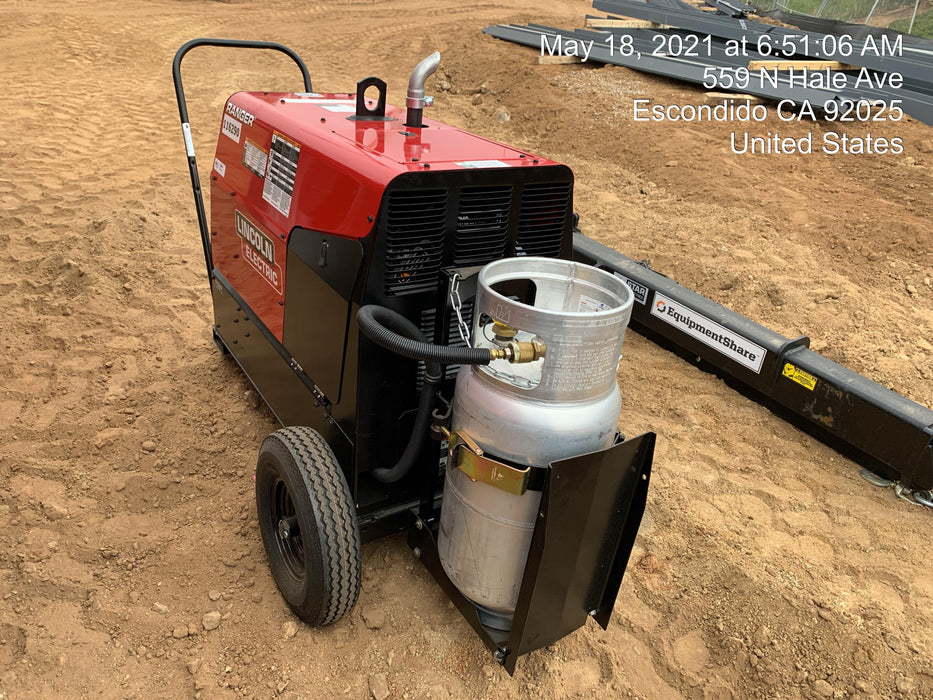 2020 Lincoln Electric Ranger 305 LPG K3430-1, Ranger 305 LPG, Undercarriage, Tank Holder & Strap, 10kw AC Gen, 25hp Kohler LPG Eng