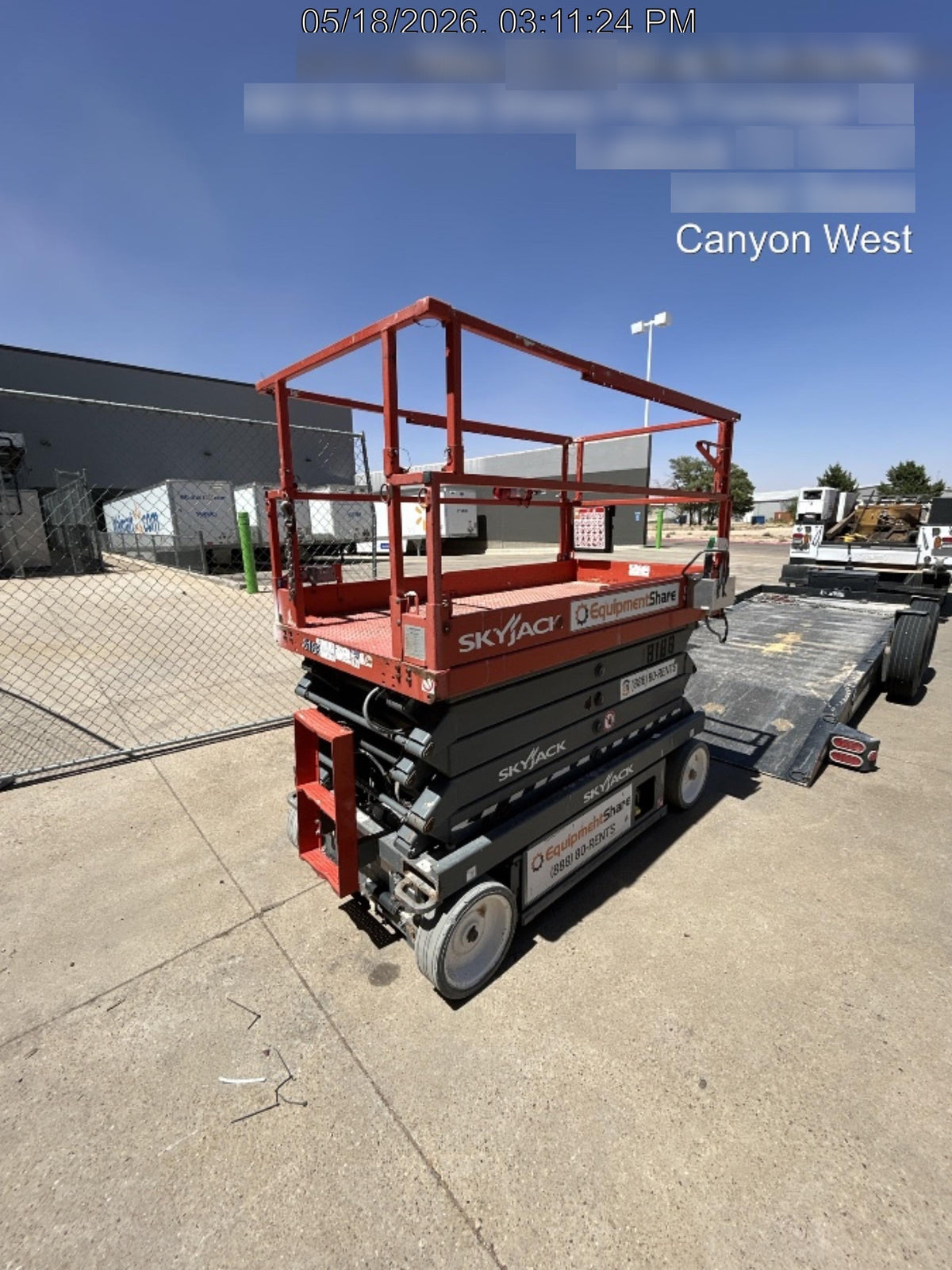 2018 Skyjack SJIII-4632 Skyjack SJIII4632 Scissor Lift w/Trojan Batteries