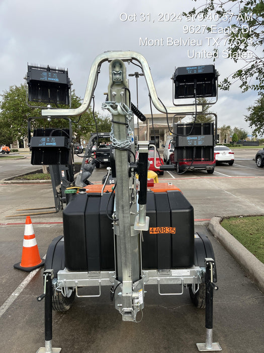 2024 Wanco WLTT-4MM4K Diesel, Deep Sea Controller, Shore Power Plug, Auto Start, (4) 350W LED Floodlights, 4kW Generator, 60 Gal Fuel Tank, 2" Ball, T3