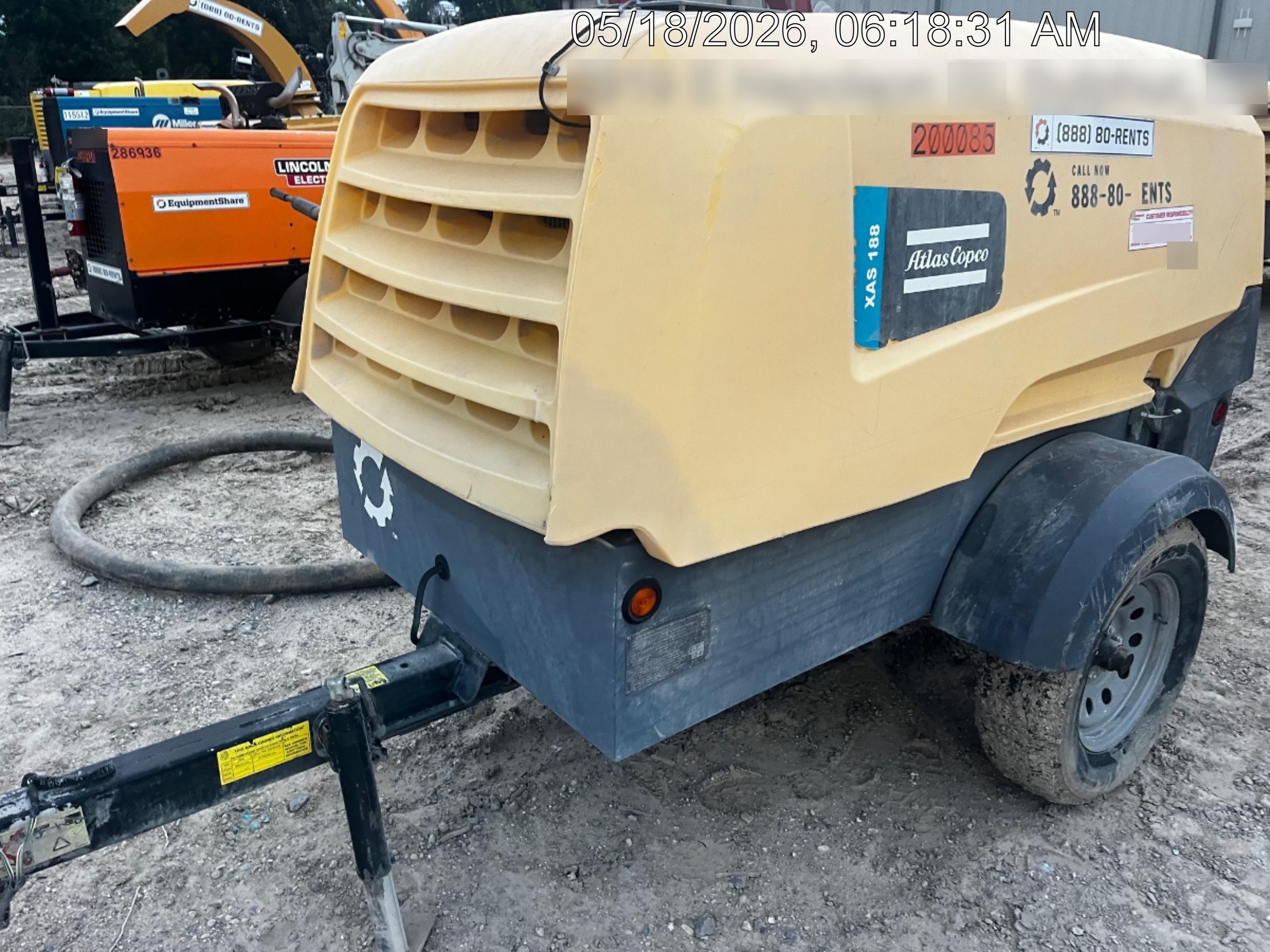 2022 ATLAS COPCO XAS188 CWK