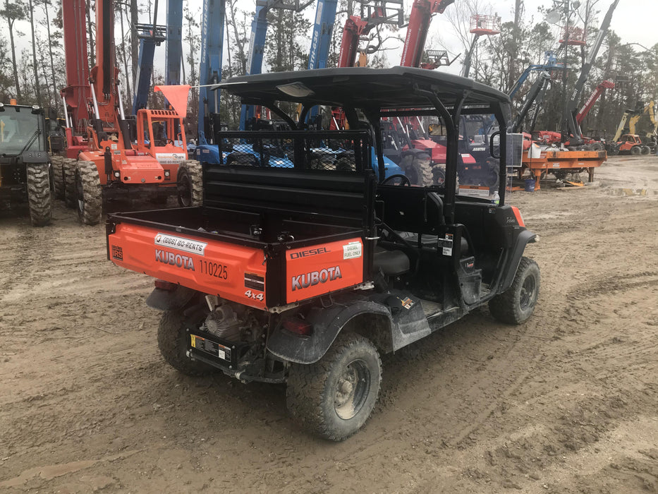 2020 Kubota RTV-X1140W-H Canopy, 4-Seater, Diesel, Windshield Acrylic Clear, Strobe Light, Backup Alarm