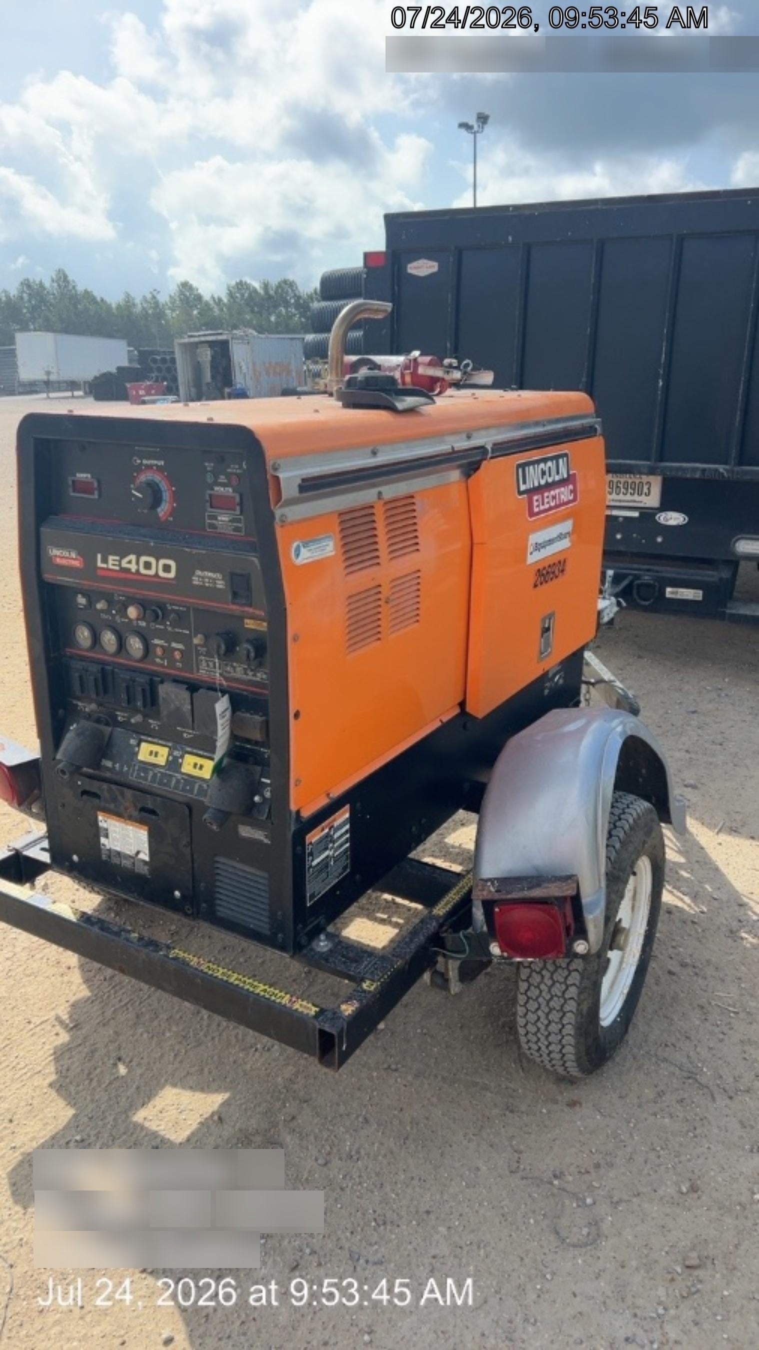 2022 Lincoln Electric LE400 Kubota V1505, Trlr, Cable Rack, Light Kit, ES Decals, T3
