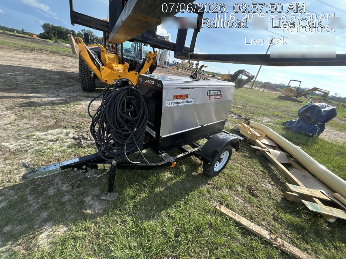 2024 Lincoln Electric LE400 Kubota V1505, Trlr, Cable Rack, Light Kit, ES Decals, T3