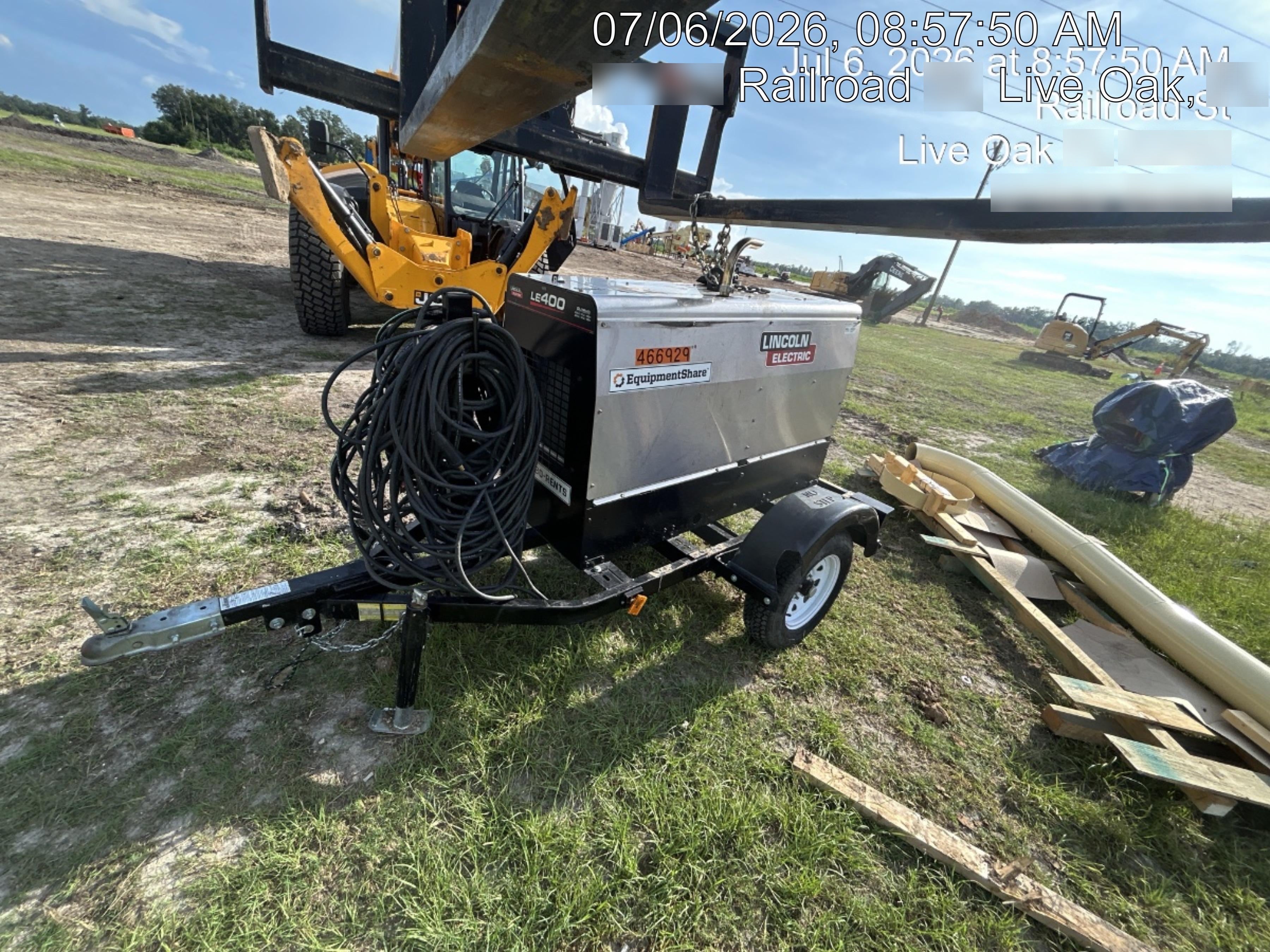 2024 Lincoln Electric LE400 Kubota V1505, Trlr, Cable Rack, Light Kit, ES Decals, T3