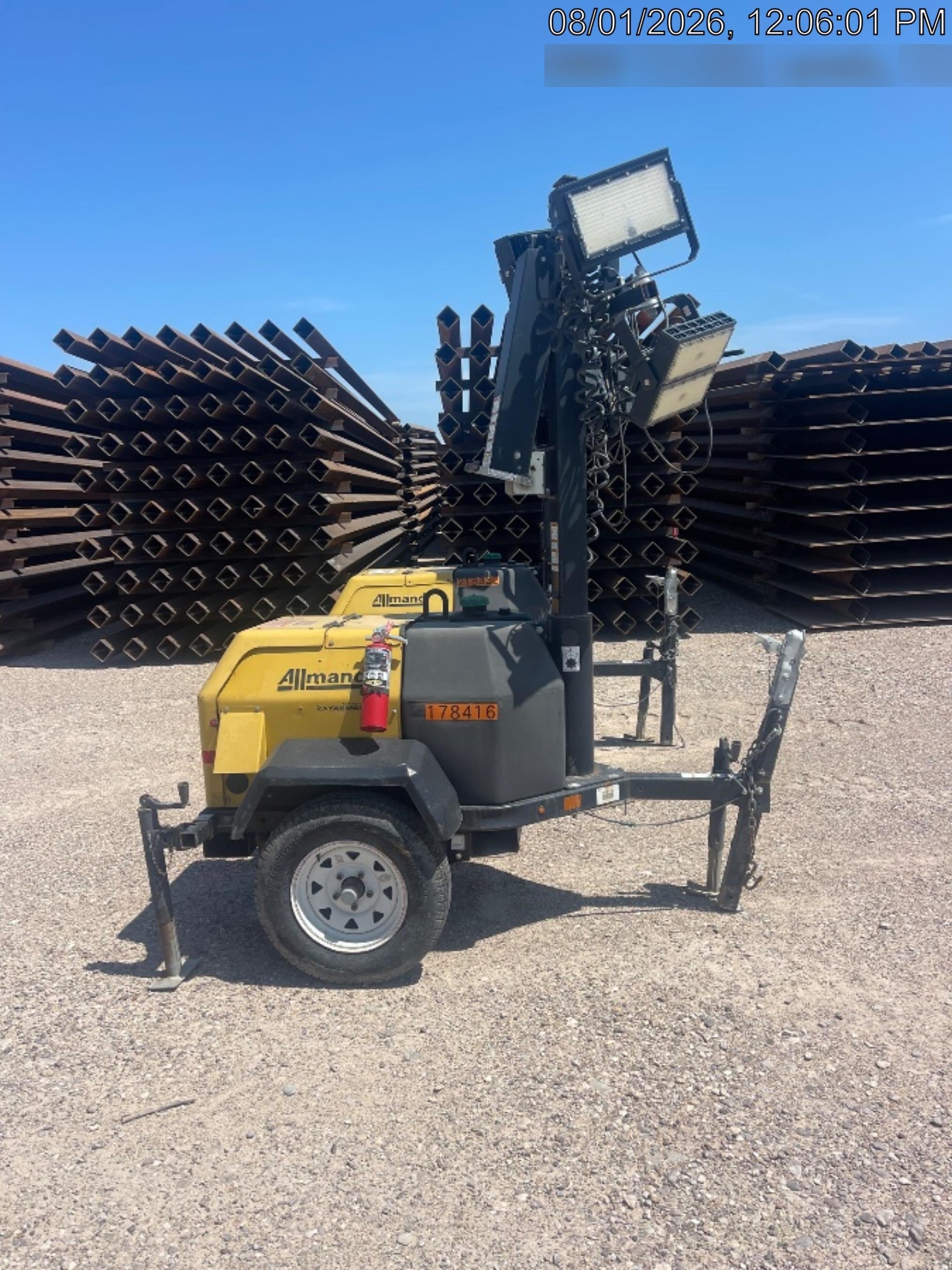 Allmand NLV3GR 3kW Light Plant - LED