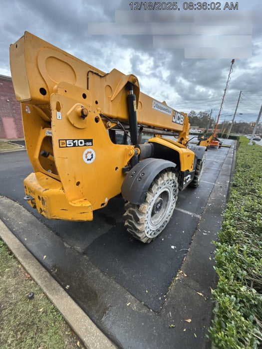 2020 JCB 510-56 Canopy, Solid Tires, Work Lights, Beacon, Aux Hydraulics, Back up Alarm, Lifting Eye, ES Decals