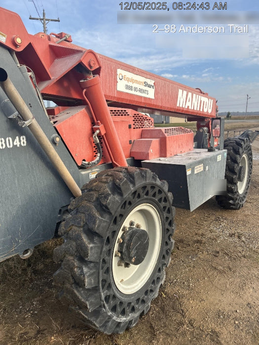 2018 Manitou MTA10055 Manitou MTA 10055 w/Open ROPS, Work Lights/Strobe, Aux Hyd, Solid Tires, Lift Hook, 66" Carriage, 60" Forks