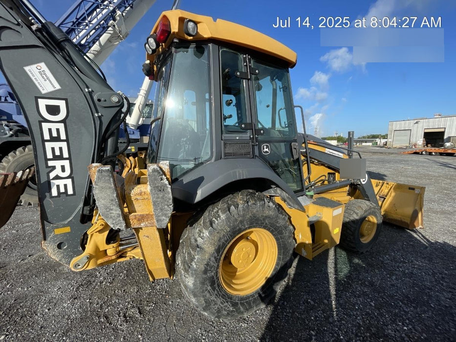 2020 John Deere 310LEP Cab/Heat/Air, 4WD, Standard Stick, Pilot Controls, 2 Way Hydraulics, TAG Manual QC