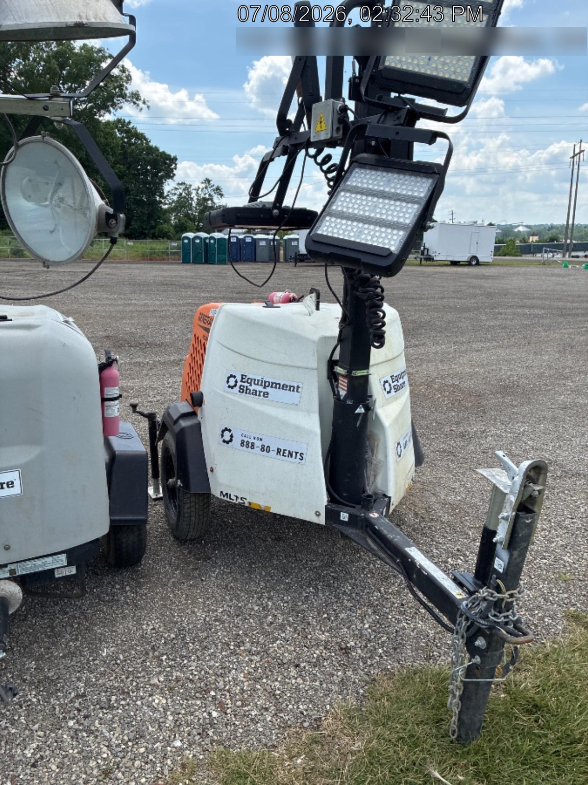 2024 Generac MLT2 Diesel, Flex Switch 120V Input, Powerzone Controller, 
(4) 320W LED Lights, 4kW Generator, 39.9 Gal Fuel Tank, 2" Ball, T3