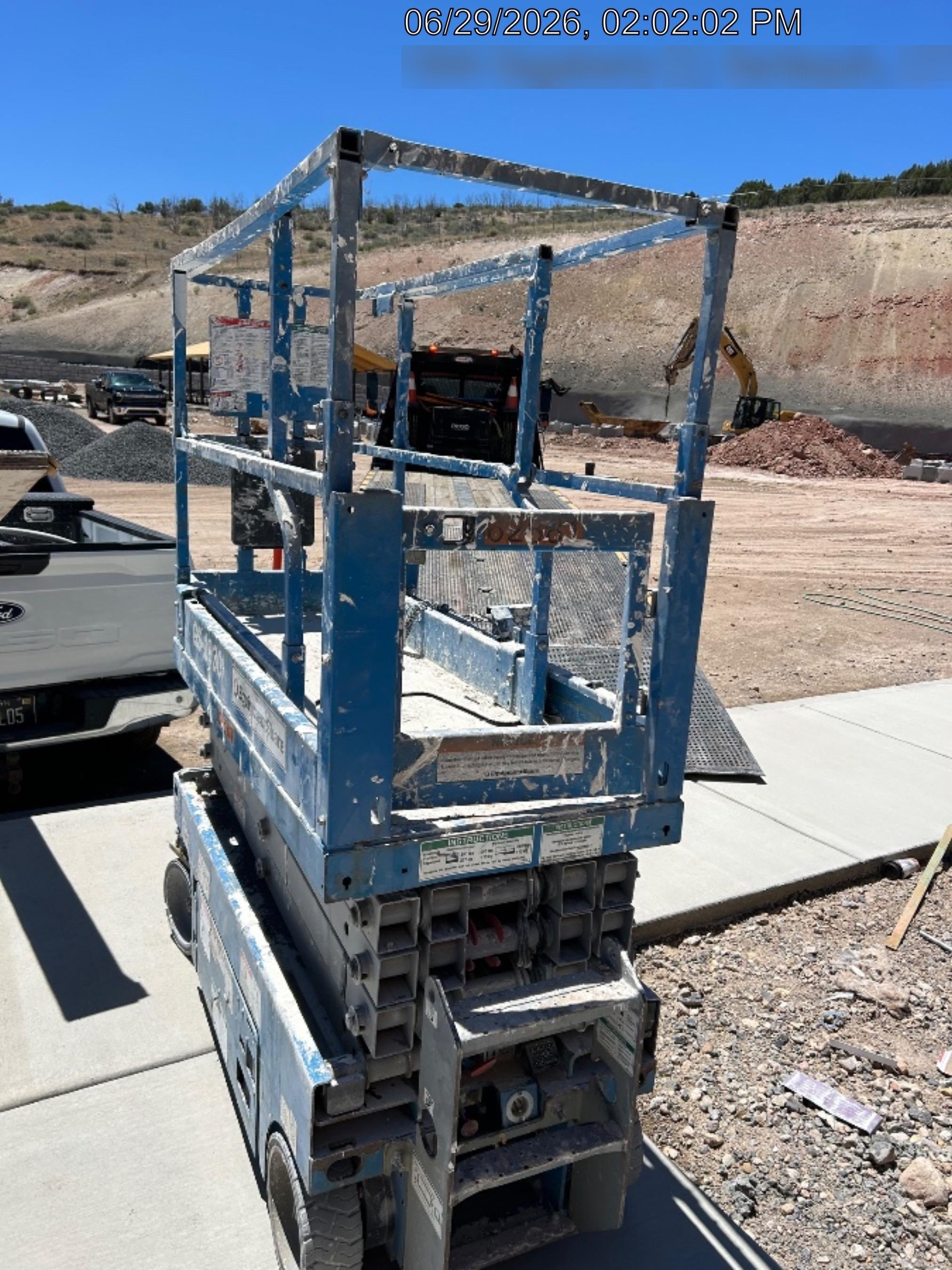 2020 Genie GS-1930 Solid Non Marking Tires, Beacon, Folding rails with half height swing gate