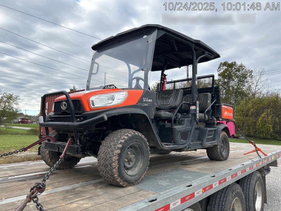 Kubota RTV-X1140W-H Plastic Canopy, Windshield Acrylic Clear, LED Strobe Light, Wire Harness Kit, Back up Alarm
