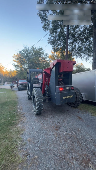 2018 Manitou MTA8044 MTA 8044 - 74 HP T4, Canopy, Worklights/Strobe, Beacon, 66" Carriage, 48" Forks, Solid Tires, Lift Hook, Aux Hydraulics