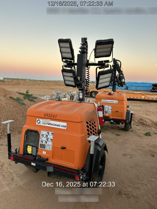 2024 Generac MLT2 Diesel, Flex Switch 120V Input, Powerzone Controller, 
(4) 320W LED Lights, 4kW Generator, 39.9 Gal Fuel Tank, 2" Ball, T3