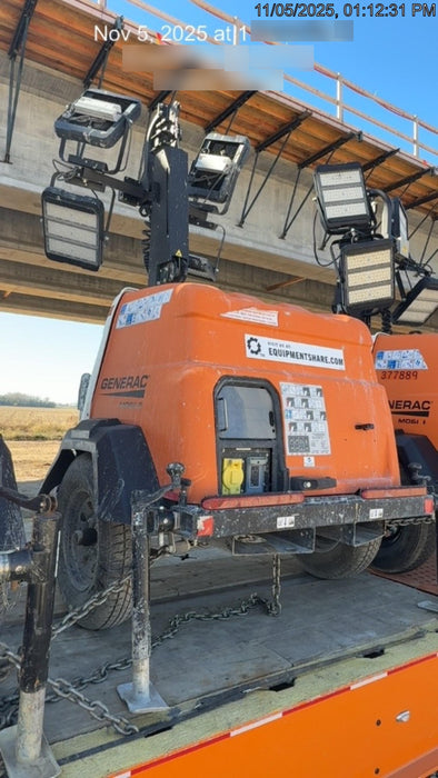 2023 Generac MLT2 Diesel, Flex Switch 120V Input, Powerzone Controller, (4) 320W LED Lights, 4kW Generator, 39.9 Gal Fuel Tank, 2" Ball, T3