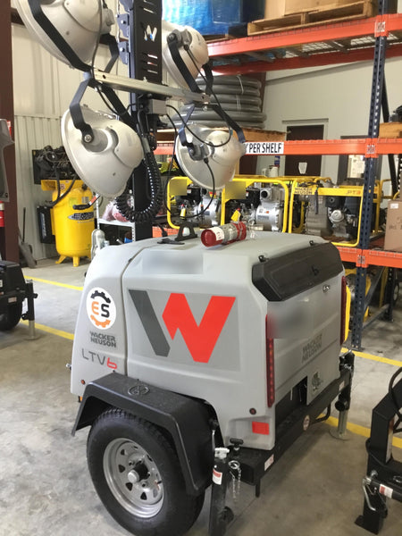 2018 Wacker Neuson LTV6L-MH LTV6L Mobile Light Tower w/Fuel Level Sensor Installed
