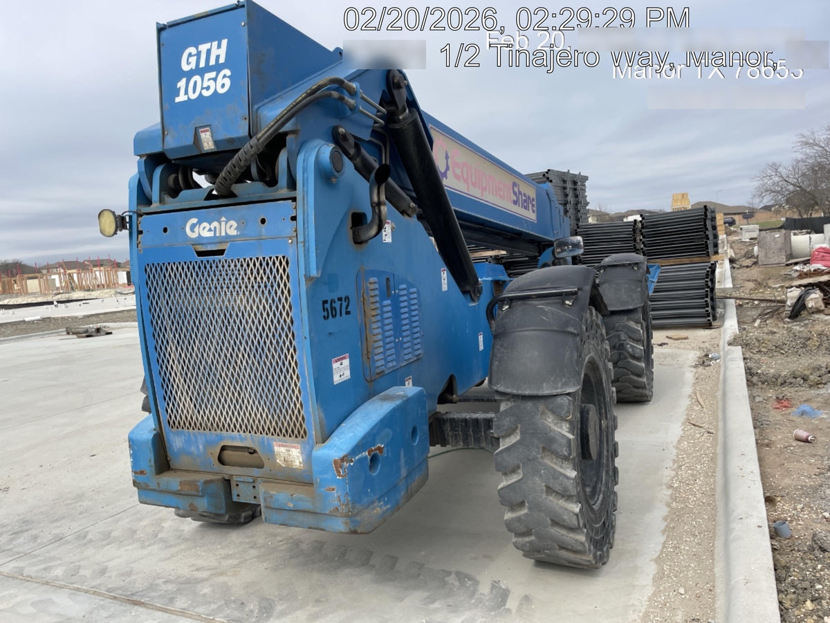 2017 Genie GTH-1056 Genie GTH1056, Solid Tires, 60" carriage, Open ROPS