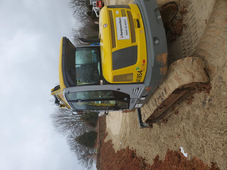 Wacker Neuson ET90 Cab, Long Dipperstick, Track, Bucket