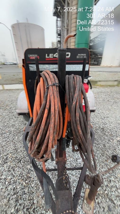 2023 Lincoln Electric LE400 Kubota V1505, Trlr, Cable Rack, Light Kit, ES Decals, T3
