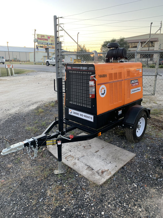2021 Lincoln Electric Vantage 549X Ready Pak 3, ORANGE (includes trailer, cable rack, fender light kit)