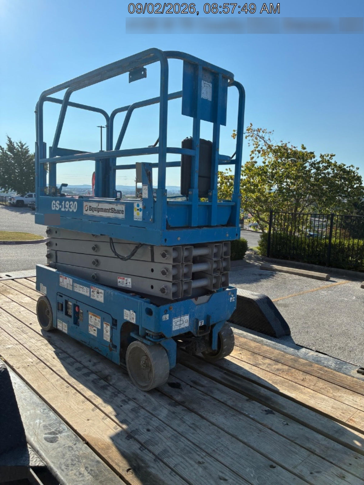 2020 Genie GS-1930 Solid Non Marking Tires, Beacon, Folding rails with half height swing gate