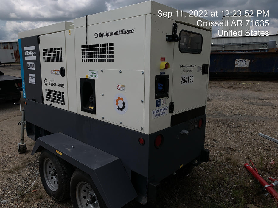 2022 ATLAS COPCO QAS 125