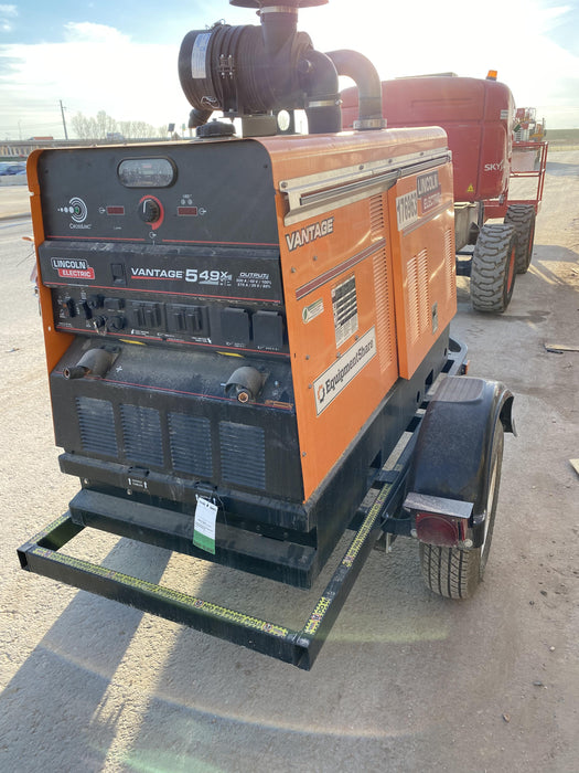 2021 Lincoln Electric Vantage 549X Ready Pak 3, ORANGE (includes trailer, cable rack, fender light kit)