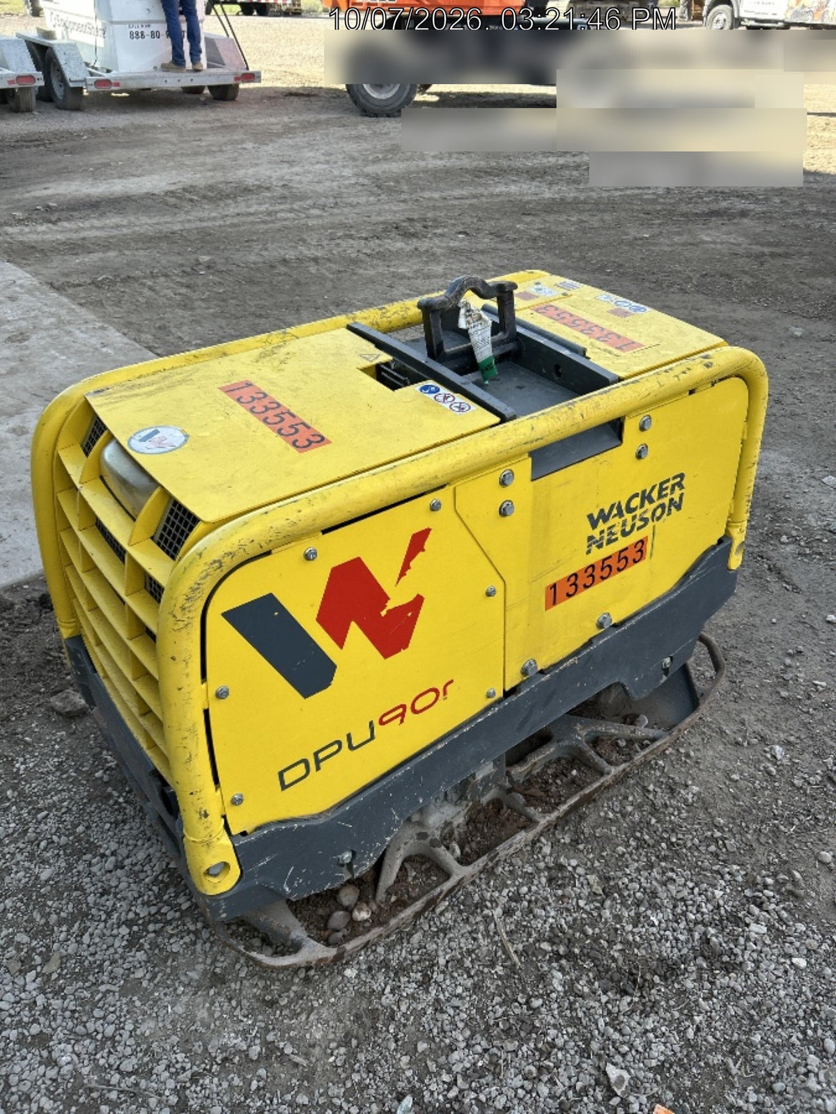 2021 Wacker Neuson DPU90r Vibration plate DPU 90rLem770