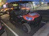 2022 Kubota RTV-X1140W-H Plastic Canopy, Windshield Acrylic Clear, LED Strobe Light, Wire Harness Kit, Back up Alarm
