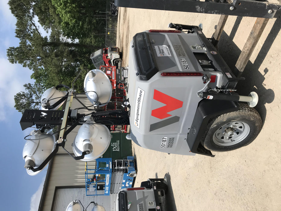 2019 Wacker Neuson LTV6L-MH Mobile Light Tower w/Fuel Level Sensor Installed
