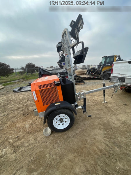 2024 Wanco WLTT-4MM4K Diesel, Deep Sea Controller, Shore Power Plug, Auto Start, (4) 350W LED Floodlights, 4kW Generator, 60 Gal Fuel Tank, 2" Ball, T3