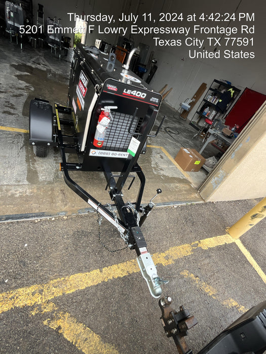 2024 Lincoln Electric LE400 Kubota V1505, Trlr, Cable Rack, Light Kit, ES Decals, T3