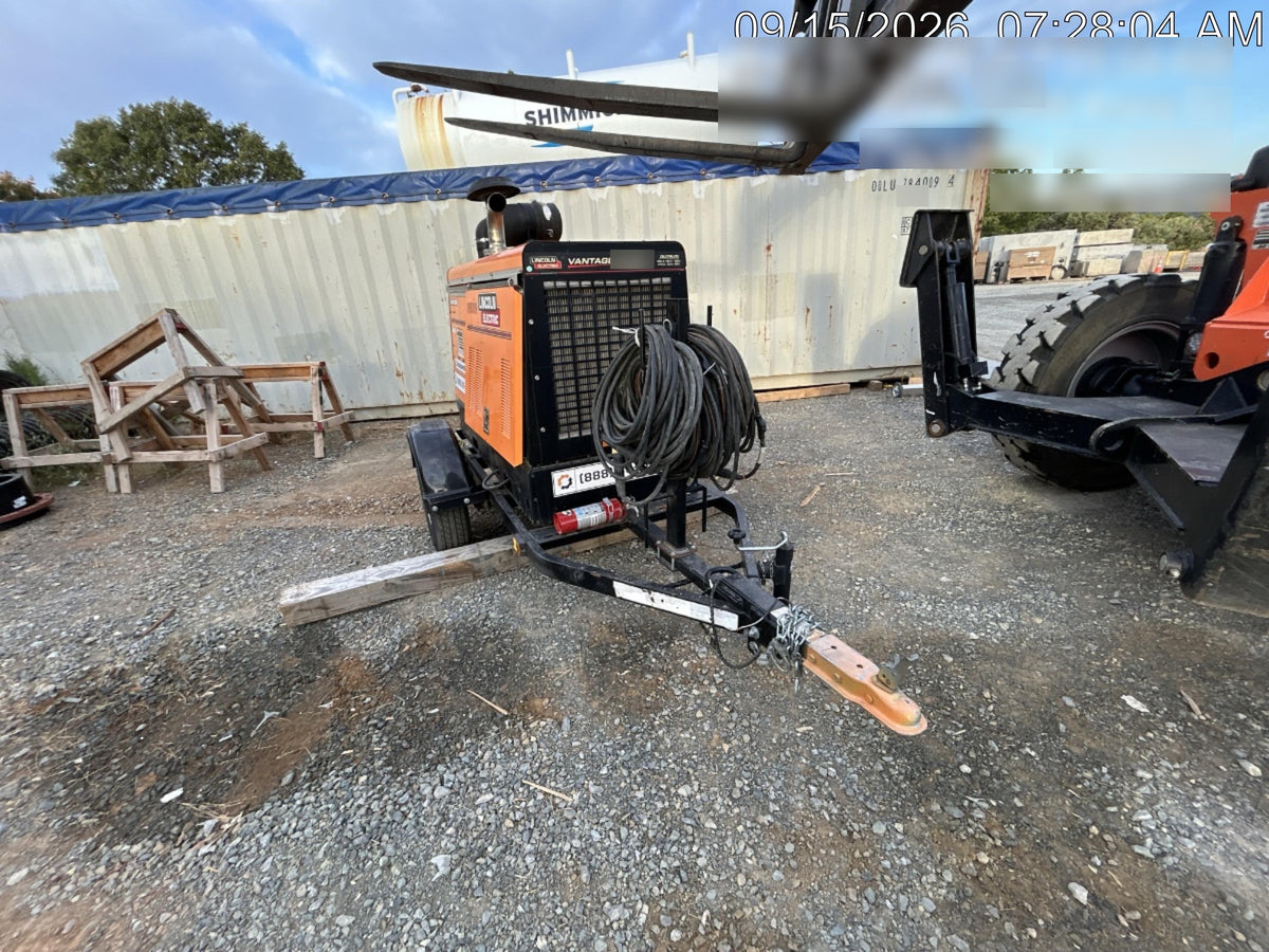 2021 Lincoln Electric Vantage 549X Ready Pak 3, ORANGE (includes trailer, cable rack, fender light kit)