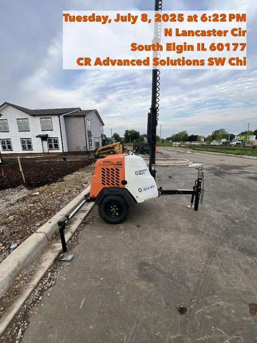 2024 Generac MLT2 Diesel, Flex Switch 120V Input, Powerzone Controller, 
(4) 320W LED Lights, 4kW Generator, 39.9 Gal Fuel Tank, 2" Ball, T3