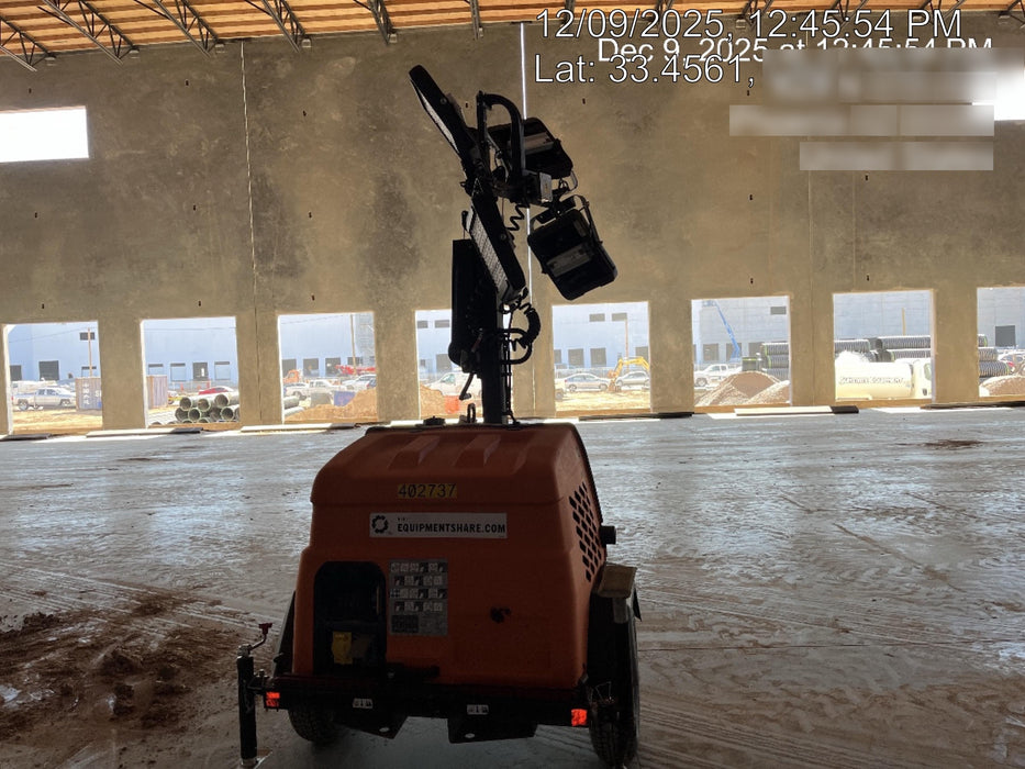 2024 Generac MLT2 Diesel, Flex Switch 120V Input, Powerzone Controller, 
(4) 320W LED Lights, 4kW Generator, 39.9 Gal Fuel Tank, 2" Ball, T3