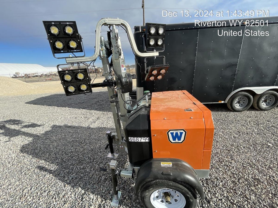 2024 Wanco WLTT-4MM4K Diesel, Deep Sea Controller, Shore Power Plug, Auto Start, (4) 350W LED Floodlights, 4kW Generator, 60 Gal Fuel Tank, 2" Ball, T3