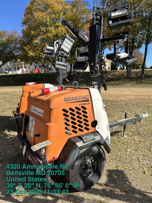 2023 Generac MLT2 Diesel, Flex Switch 120V Input, Powerzone Controller, (4) 320W LED Lights, 4kW Generator, 39.9 Gal Fuel Tank, 2" Ball, T3
