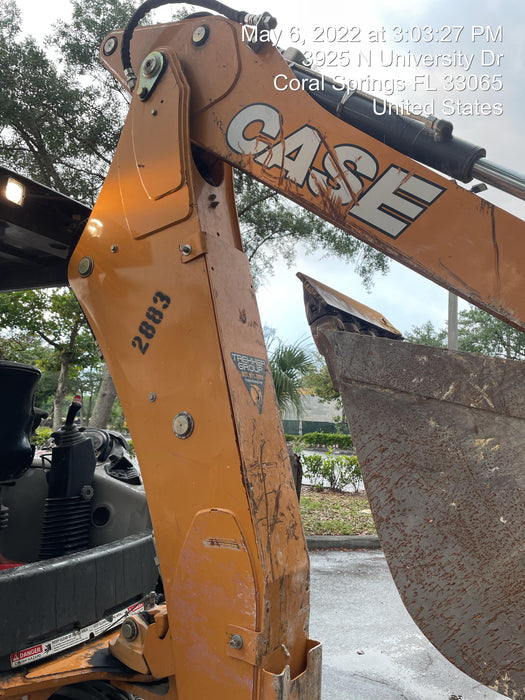 2018 Case 580N STANDARD HOE, ROPS, PILOT CONTROLS, AUX HYD