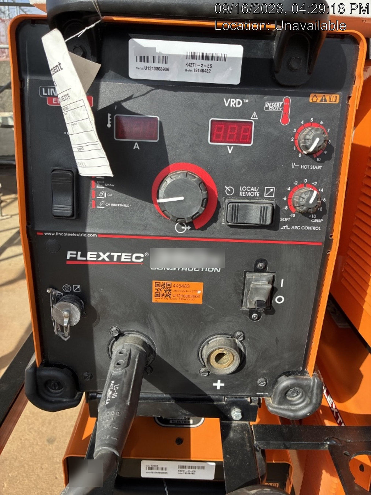 2022 LINCOLN ELECTRIC FLEXTEC 350X