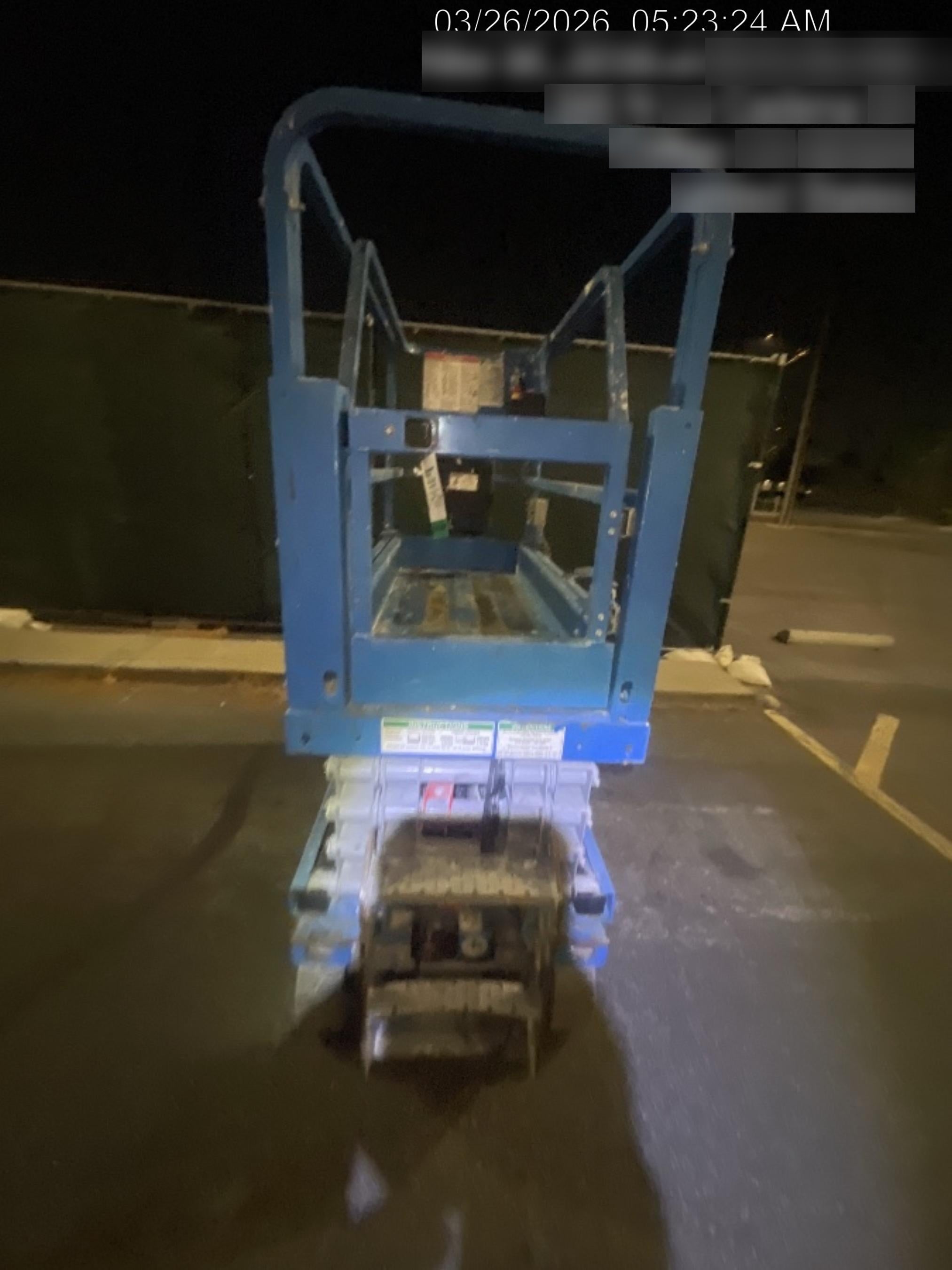 2019 Genie GS-1930 Half Height Swing Gate, 800W Inverter
