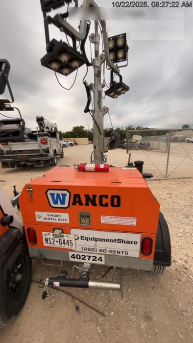 2024 Wanco WLTT-4MM4K Diesel, Deep Sea Controller, Shore Power Plug, Auto Start, (4) 350W LED Floodlights, 4kW Generator, 60 Gal Fuel Tank, 2" Ball, T3